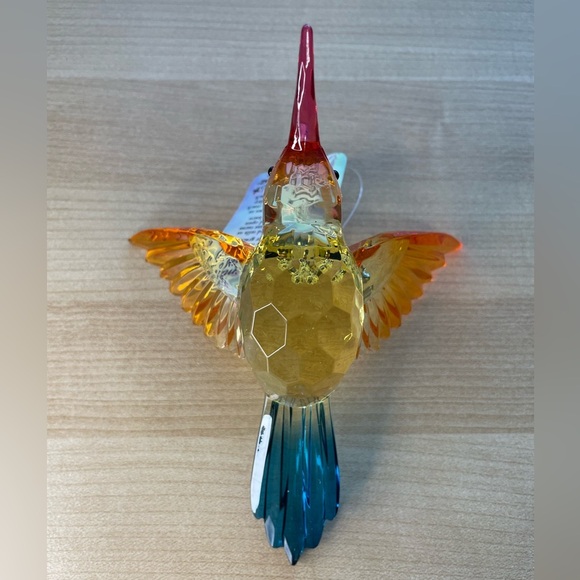 3 Ganz Crystal Expression Acrylic Hummingbird 6” Ornaments with Charm - NWT - Picture 9 of 15